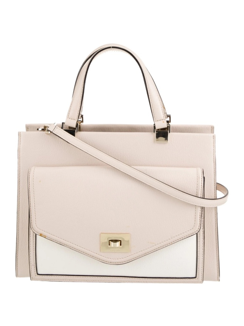 Kate Spade- Structured Top-Handle Satchel in Light Blush
